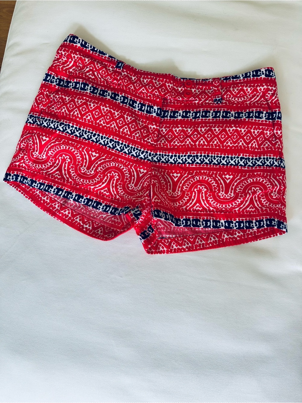 Vineyard Vines Dayboat red white blue bandana print shorts 2